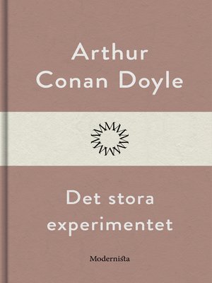 cover image of Det stora experimentet